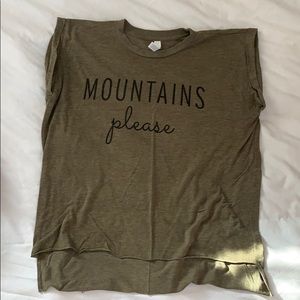 “Mountains Please” Tee